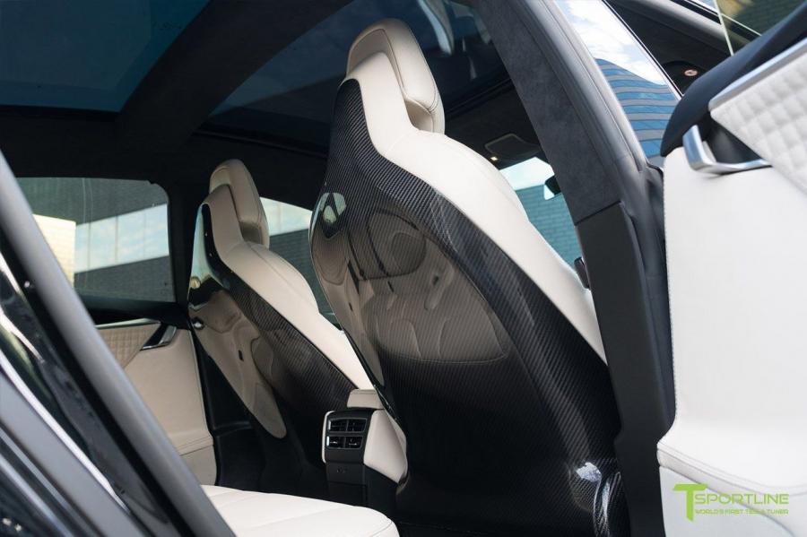 Интерьер Tesla Model S P100D by T Sportline 2017 года  (фото 4 из 45)